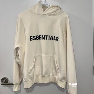 Essentials Fear of God Cream/Beige Hoodie